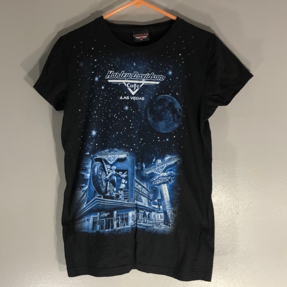 Harley Davidson cafe Las Vegas t shirt - Picture 1 of 5